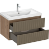 Тумба подвесная CERSANIT CLASSIC RIBBLE 80 коричневый 69280
